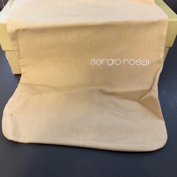 Sergio Rossi Suede Platform Pump Brown 38,5 - Picture 6 of 6